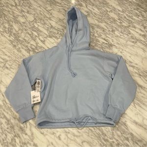 NWT TNA Cozy Fleece Boyfriend Drawcord Hoodie